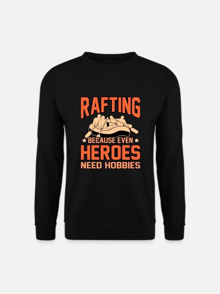 Rafting heroes - Unisex Sweatshirt - black