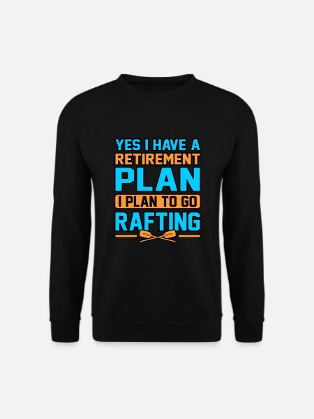 Rafting retirement - Unisex Sweatshirt - black