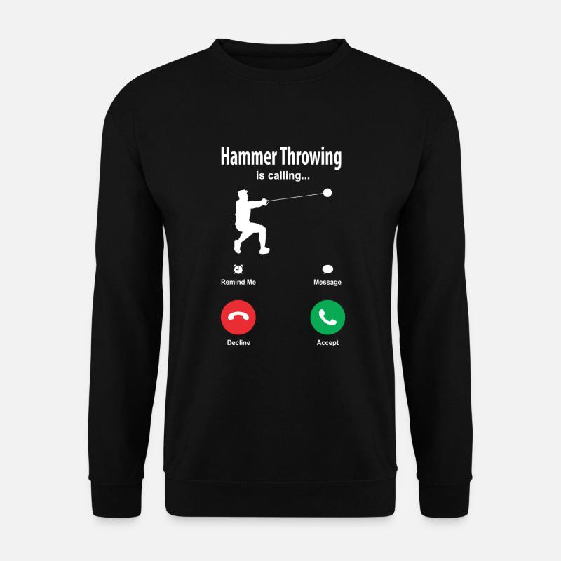 Hammer throw - Unisex Sweatshirt - black