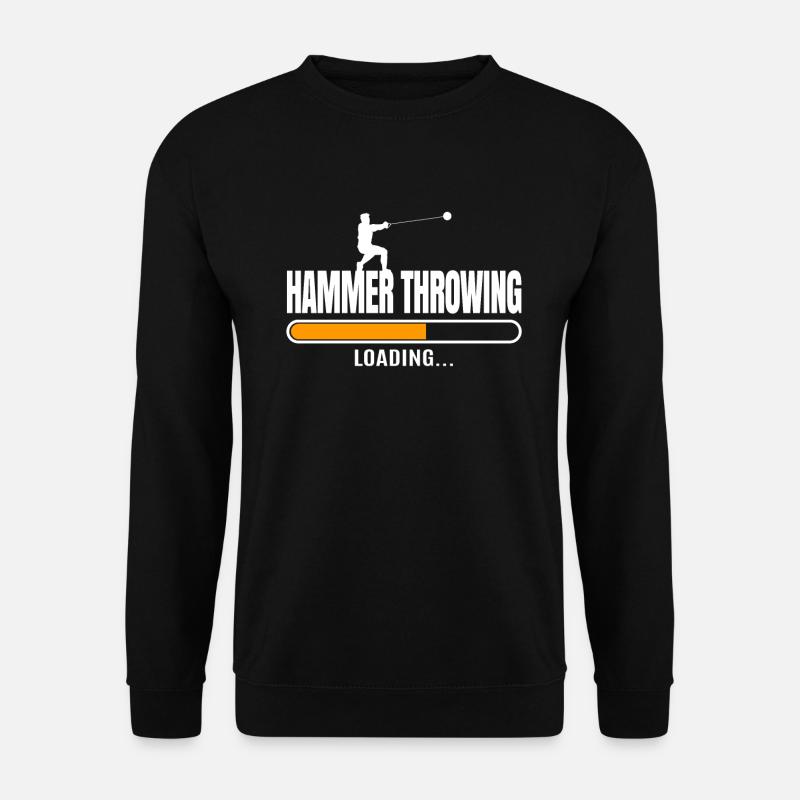 Hammerwerfen - Unisex Pullover - Schwarz