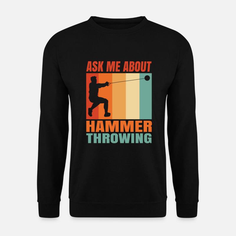 Hammerwerfen - Unisex Pullover - Schwarz