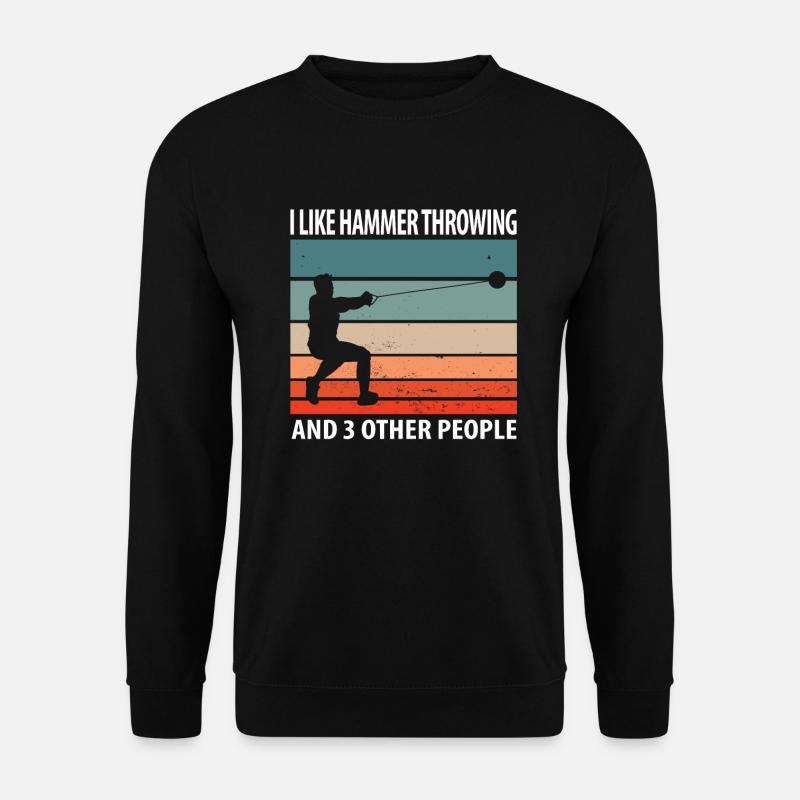 Hammer throw - Unisex Sweatshirt - black