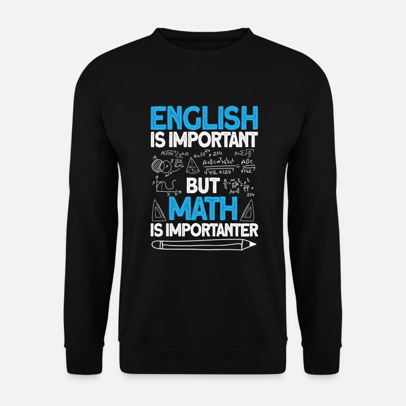 math - Unisex Sweatshirt - black