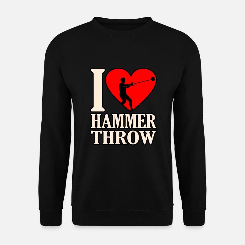 J’adore lancer de marteau - Sweat-shirt Unisexe - noir