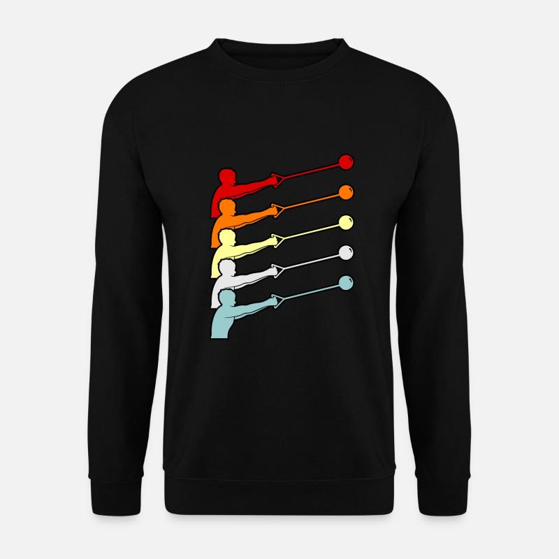 Wirft Hammerwurf - Unisex Pullover - Schwarz