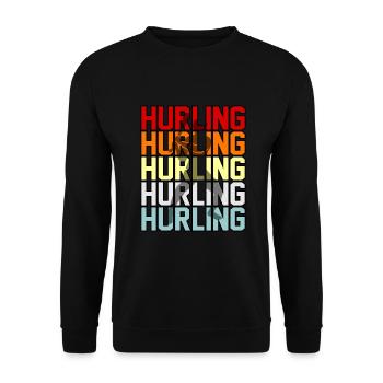 Retro-sport slingshots - Unisex Sweatshirt - black - Front - Alina (178cm) & Michal (187cm)