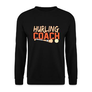 Hurling trainer - Unisex Pullover - Schwarz - Vorne - Alina (178cm) & Michal (187cm)