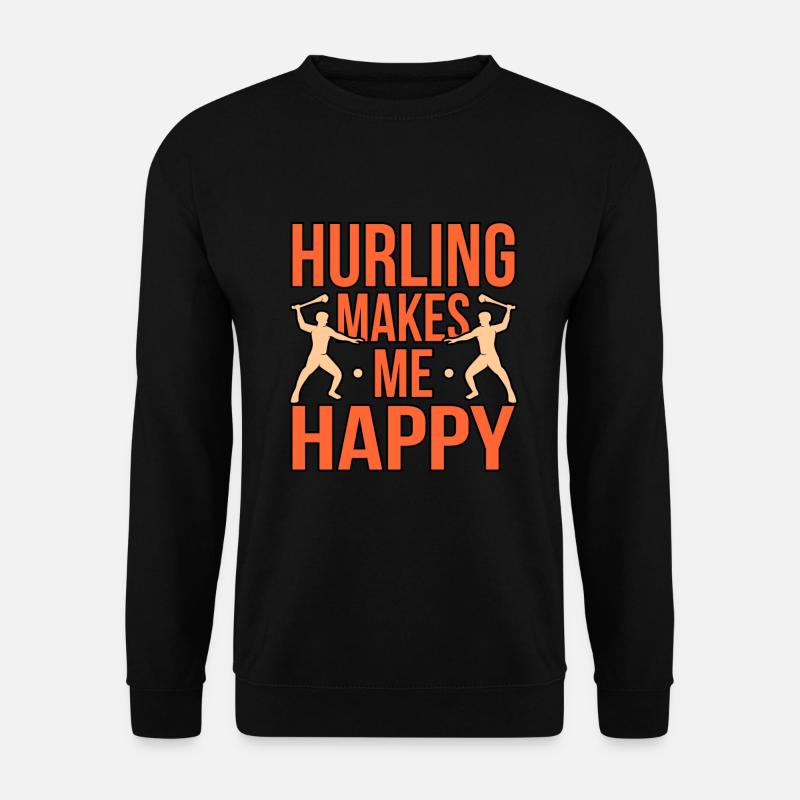 Makes Me Happy - Unisex Sweatshirt - black