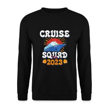 Cruise Squad 2023 - Unisex Sweatshirt - black - Front - Alina (178cm) & Michal (187cm)