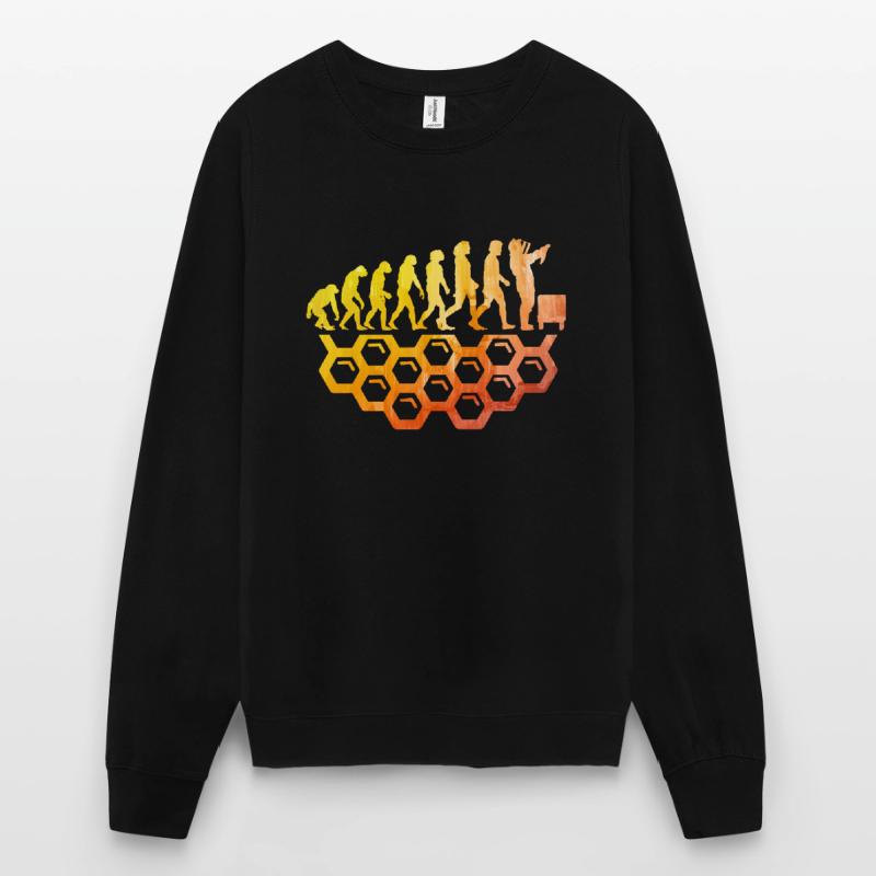 beekeeper evolution honey bee beekeeping beekeeper Unisex Sweatshirt