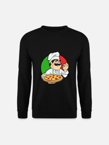 Pizza Maker Pizza Love - Unisex Sweatshirt - black