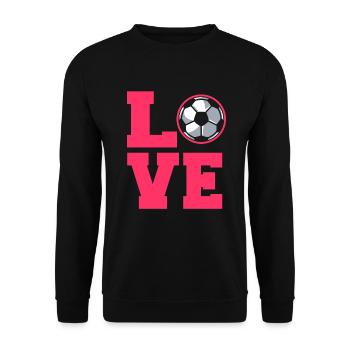 Frauenfußball - Unisex Pullover - Schwarz - Vorne - Alina (178cm) & Michal (187cm)