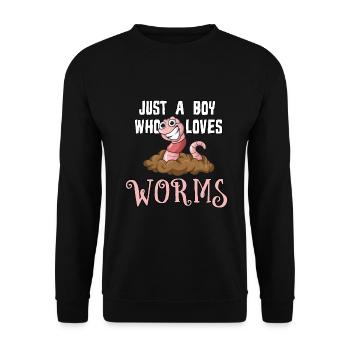 Salmon Lachs Salmondinen Fischen - Unisex Pullover - Schwarz - Vorne - Alina (178cm) & Michal (187cm)
