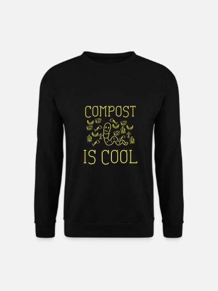 Compost Worms Gift - Unisex Sweatshirt - black