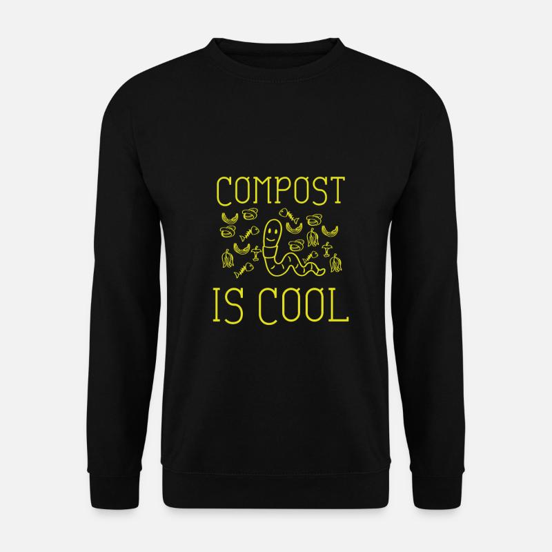 Compost Worms Gift - Unisex Sweatshirt - black