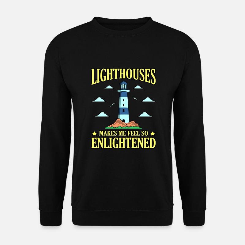 Leuchtturm - Unisex Pullover - Schwarz