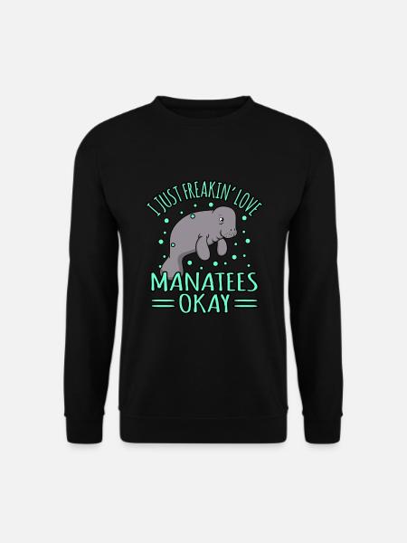 Manatee - Unisex Sweatshirt - black