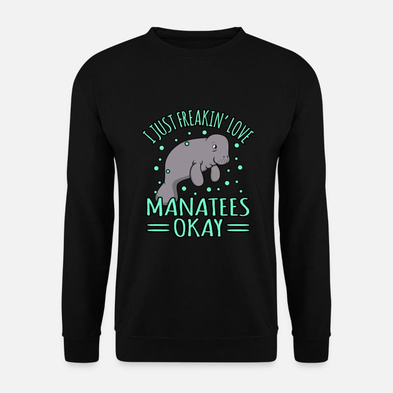 Manatee - Unisex Sweatshirt - black
