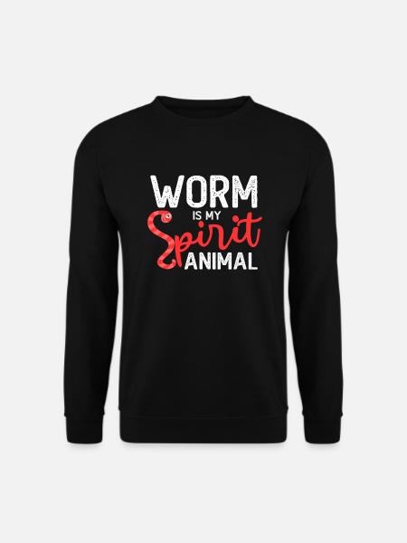Compost Worms Gift - Unisex Sweatshirt - black