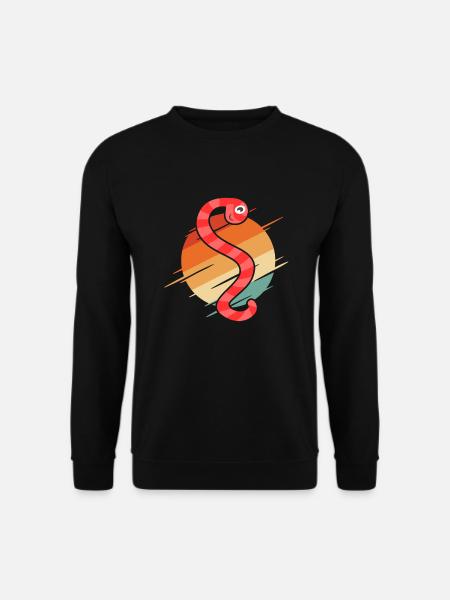 Compost Worms Gift - Unisex Sweatshirt - black