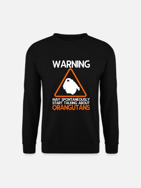 Orangutan - Unisex Sweatshirt - black