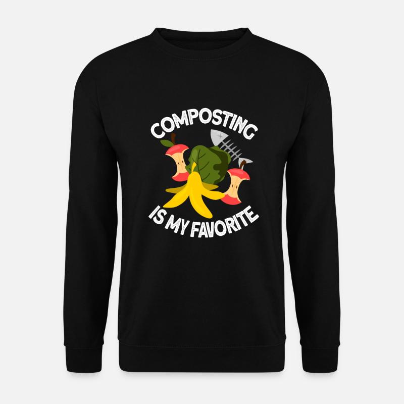 Kompost orme gave - Unisex sweater - sort
