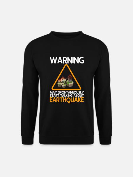 Earthquake - Unisex Sweatshirt - black