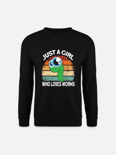 Compost Worms Gift - Unisex Sweatshirt - black