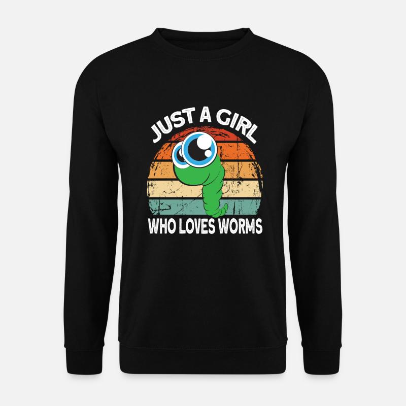 Compost Worms Gift - Unisex Sweatshirt - black