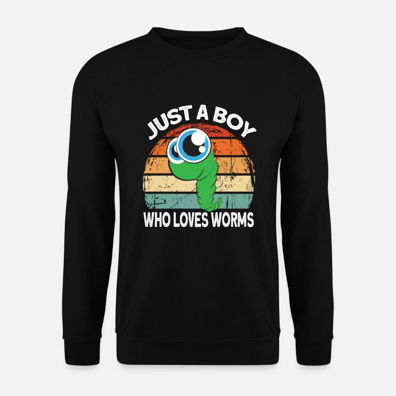 Compost Worms Gift - Unisex Sweatshirt - black