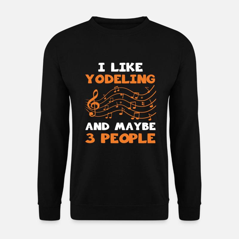 Jodeln - Unisex Pullover - Schwarz