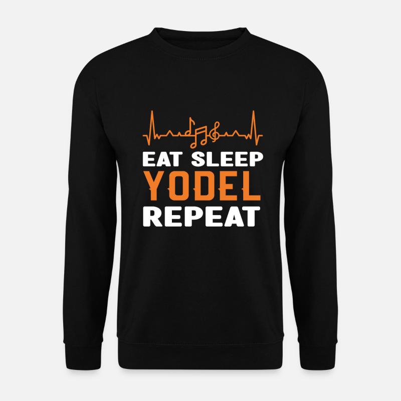 Jodeln - Unisex Pullover - Schwarz