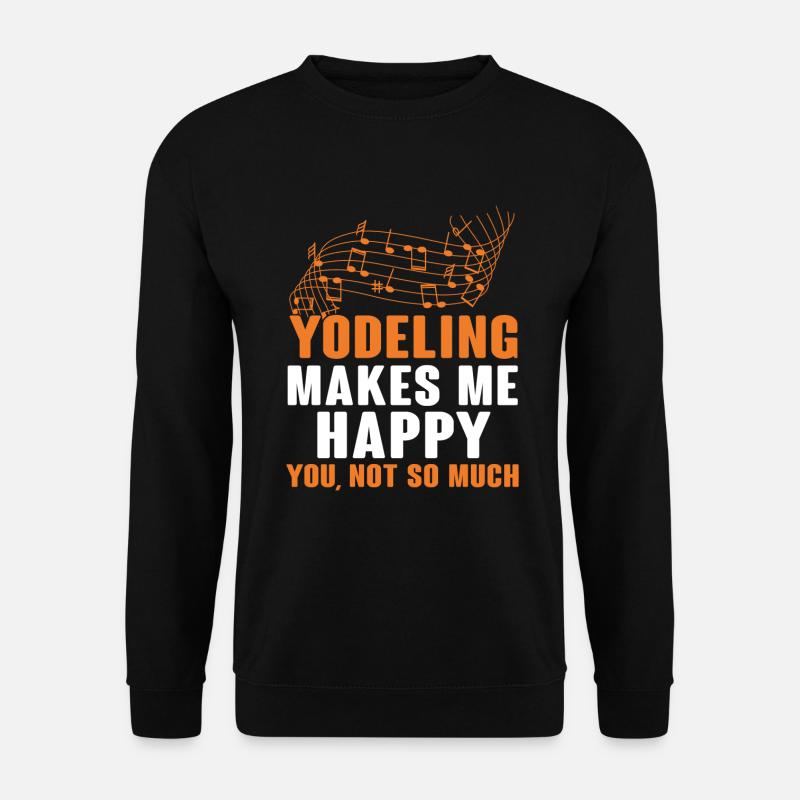 Jodeln - Unisex Pullover - Schwarz