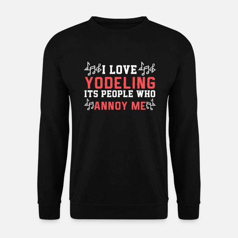 Jodeln - Unisex Pullover - Schwarz