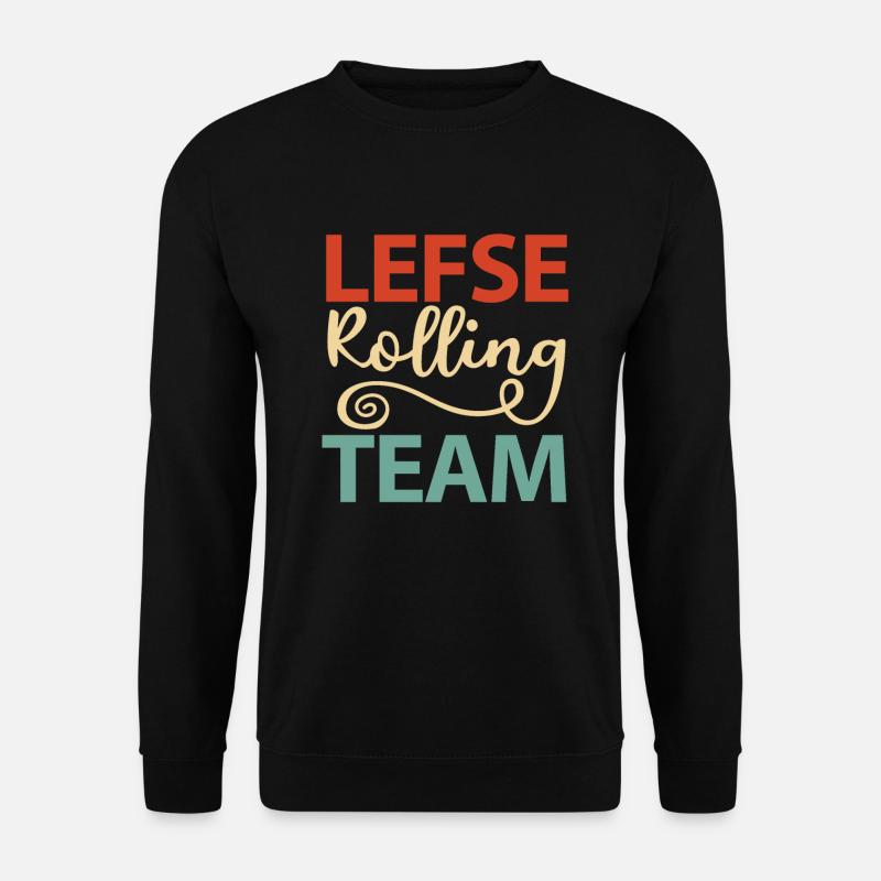 Norwegian Lefse Food - Unisex Sweatshirt - black