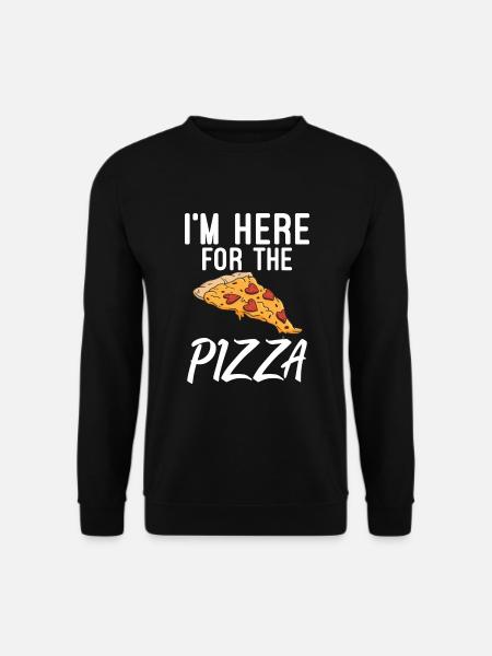 Snack Pizzalove Pizza Lover Gift - Unisex Sweatshirt - black