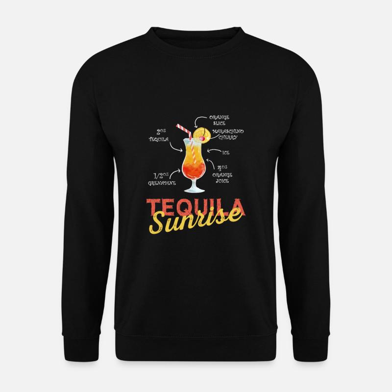 Tequila Sunrise - Unisex Pullover - Schwarz