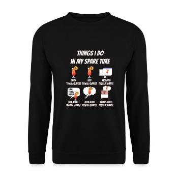 Tequila sunrise - Sweat-shirt Unisexe - noir - Devant - Alina (178cm) & Michal (187cm)