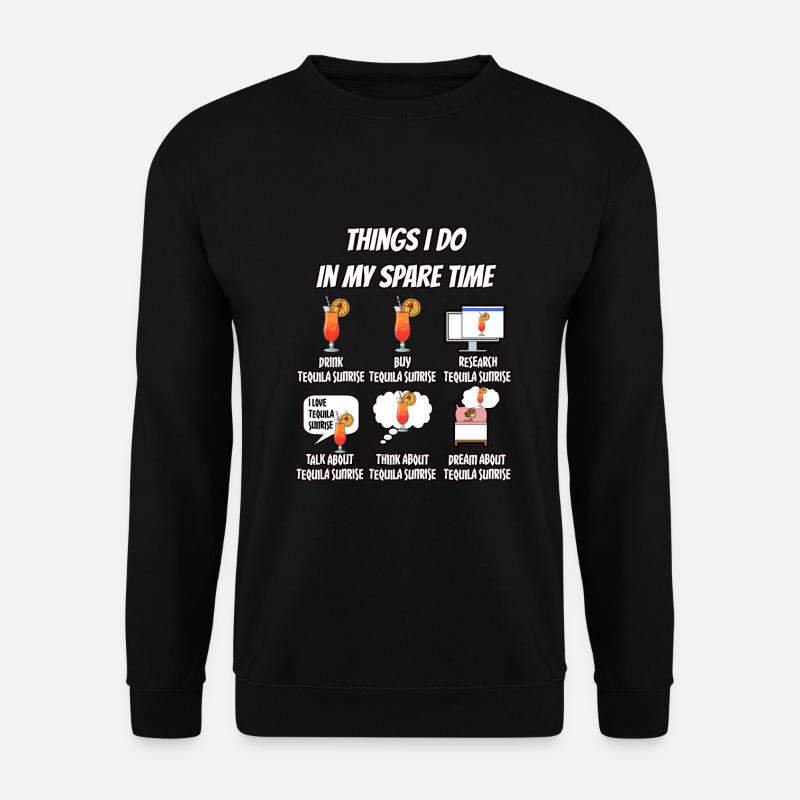 Tequila sunrise - Sweat-shirt Unisexe - noir