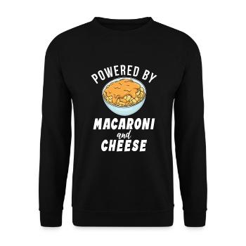 Snack Käse Liebhaber Käse Geschenk - Unisex Pullover - Schwarz - Vorne - Alina (178cm) & Michal (187cm)