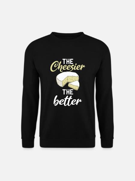 Snack Cheese Lover Cheese Gift - Unisex Sweatshirt - black