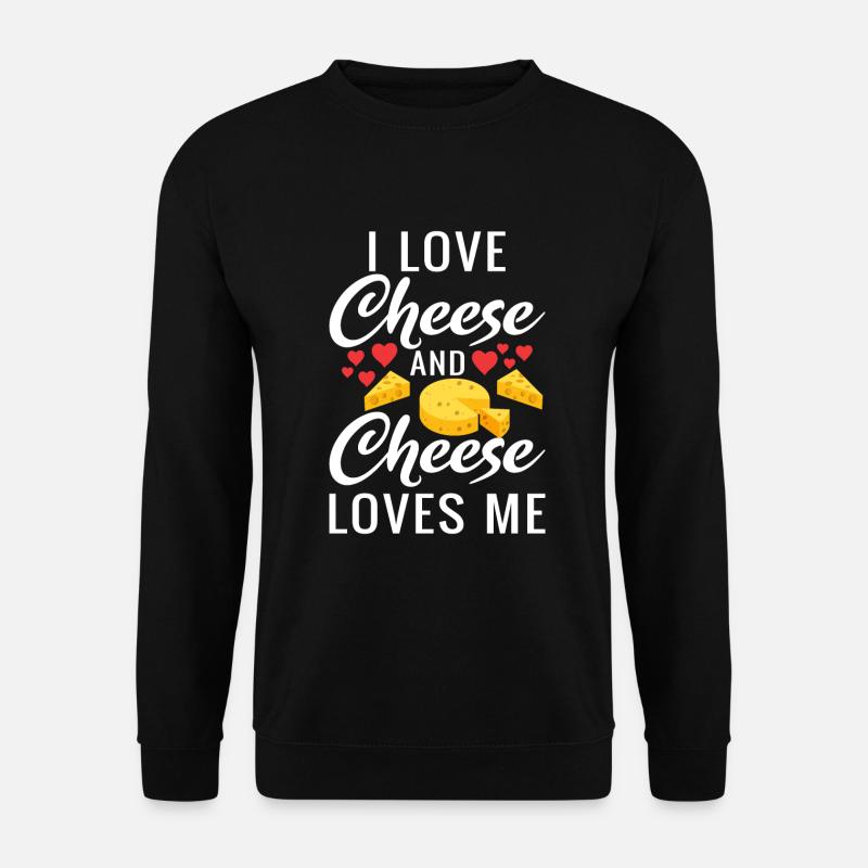 Snack Cheese Lover Cheese Gift - Unisex Sweatshirt - black
