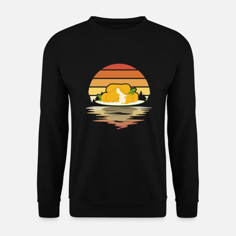 Retro Mozzarella - Unisex Sweatshirt - black