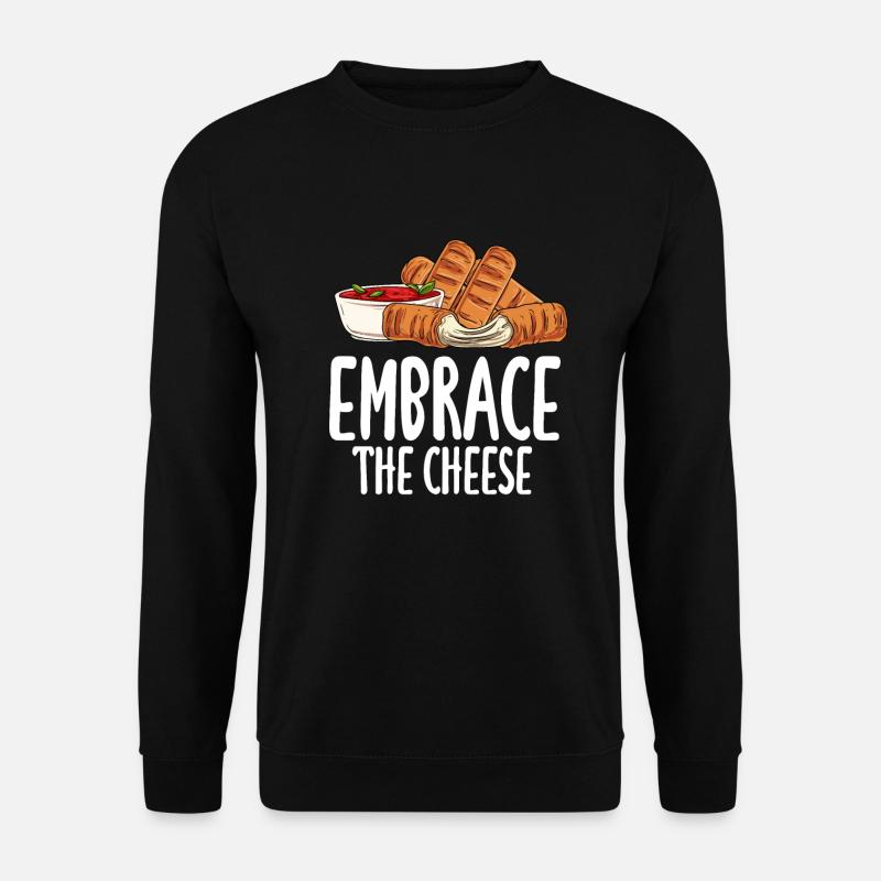 Hug the cheese - Unisex Sweatshirt - black