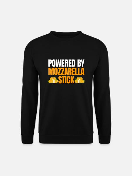 Powered by Mozzarells Sticks - Unisex Sweatshirt - black