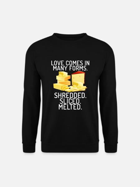 Snack Cheese Lover Cheese Gift - Unisex Sweatshirt - black