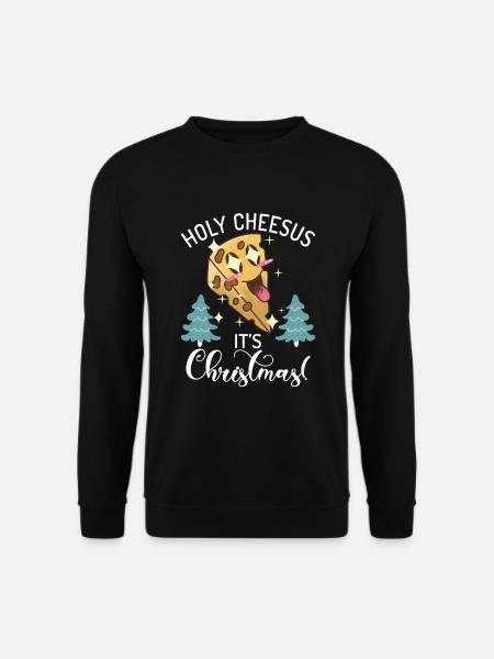 Snack Cheese Lover Cheese Gift - Unisex Sweatshirt - black