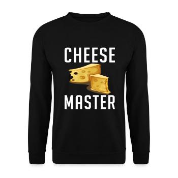 Snack Cheese Lover Cheese Gift - Sweat-shirt Unisexe - noir - Devant - Alina (178cm) & Michal (187cm)