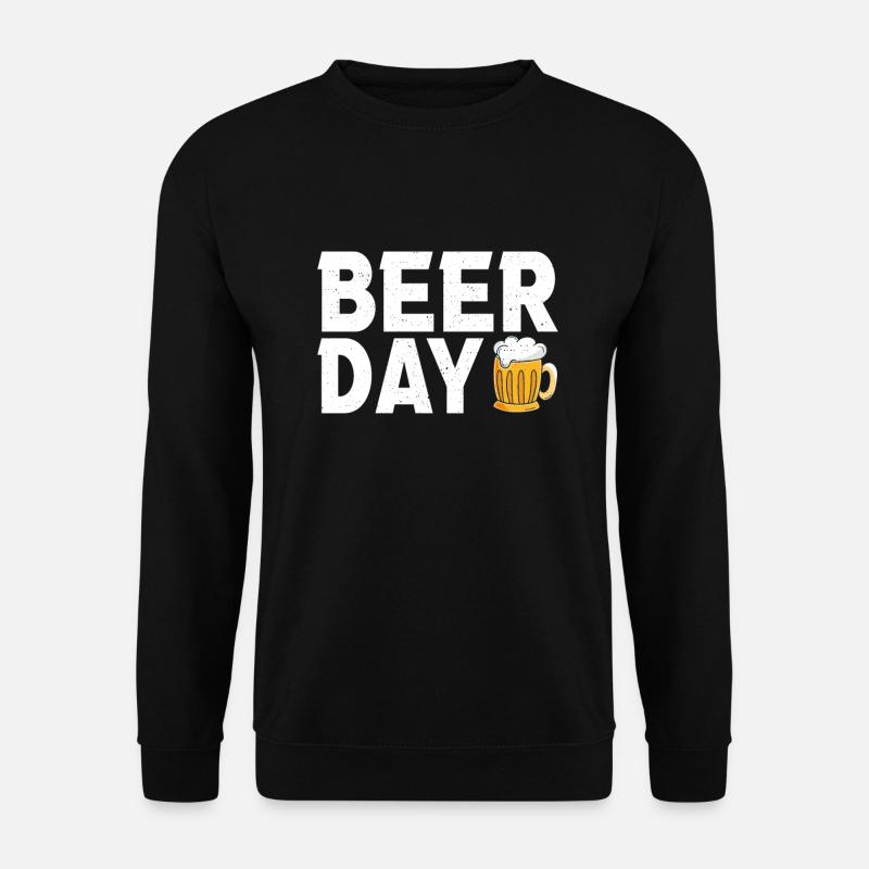 Biertrinker Bier Geschenke - Unisex Pullover - Schwarz