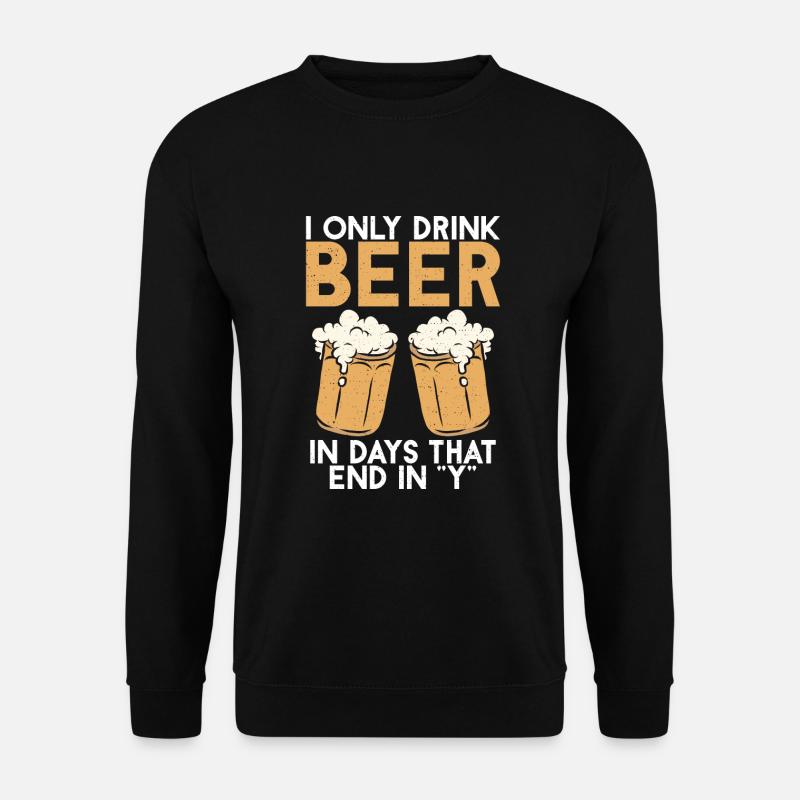 Beer Drinker Beer Gifts - Unisex Sweatshirt - black